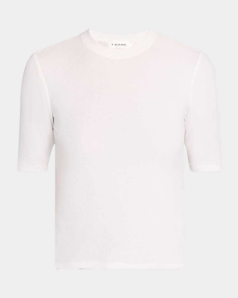 Ribbed Crewneck Tee